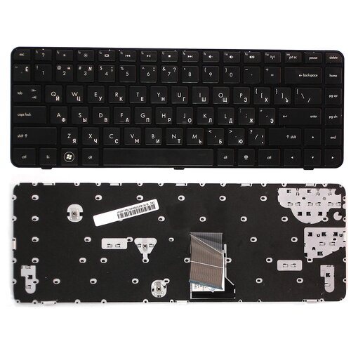 Клавиатура для ноутбука HP Pavilion dm4-1253cl черная с рамкой