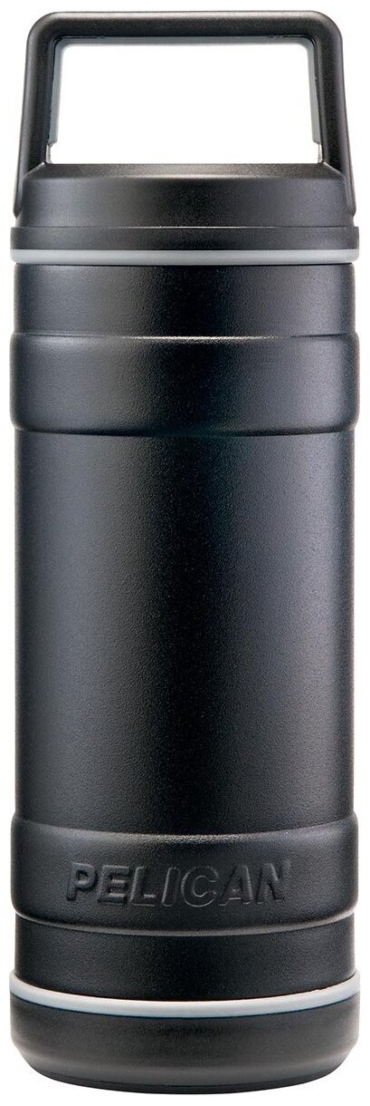 Термобутылка Pelican TRAV-BO18 объемом 0,5 л, цвет: черный - фотография № 1
