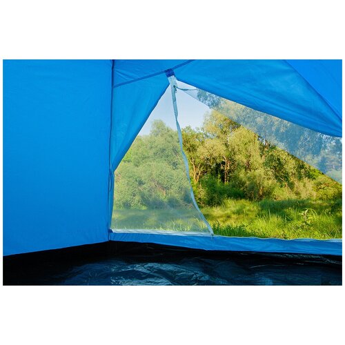 Палатка ACAMPER Domepack 4-х местная 2500 мм, светло-синяя