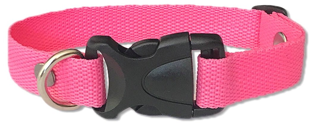 Ошейник для собак Petsare ширина 20 мм, обхват шеи 25-35 см, розовый - фотография № 3