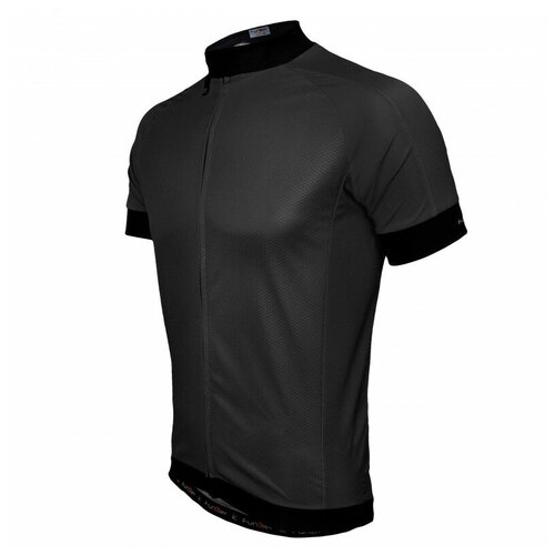 Велофутболка 12-821 PARMA J-930 Black Men Active Jersey с длинной молнией, с водонепрон. карман, черная M FUNKIER