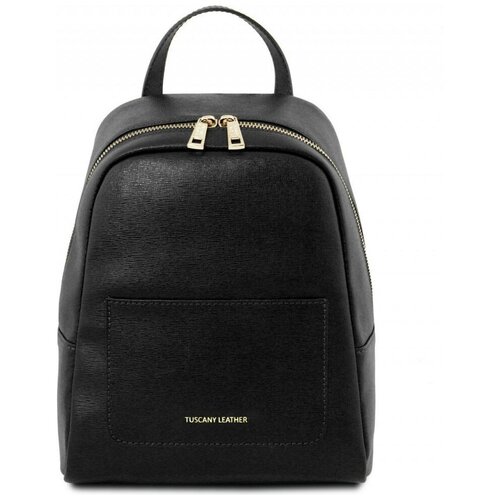 фото Женский кожаный рюкзак tuscany leather tl bag tl141701 черный