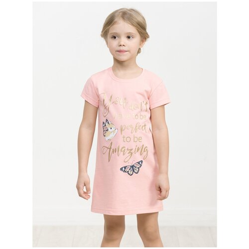 Ночная сорочка Pelican WFDT3274U для девочек, цвет персиковый, размер 3