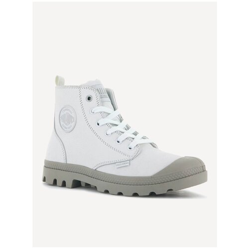 фото Ботинки женские palladium pampa hi zip sl 97224-116 кожаные белые (39)