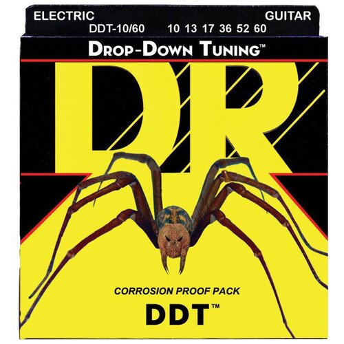 Струны для электрогитары DR String DDT-10/60 dr ddt 10 60 drop down tuning струны для электрогитары