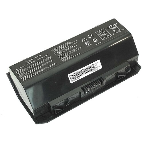 Аккумуляторная батарея для ноутбука Asus G750 (G750-4S2P) 15V 4400mAh OEM черная аккумулятор батарея для ноутбука asus g750 a42 g750 15v 4400mah 66wh replacement черная