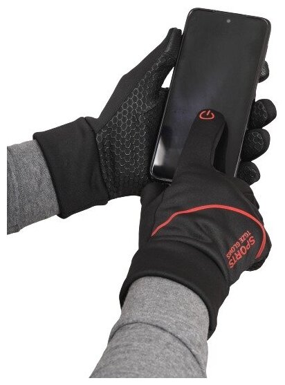 фото Перчатки спортивные /перчатки мужские/зимние сенсорные перчатки