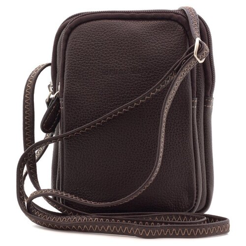 фото Сумка поясная bruno perri, коричневый