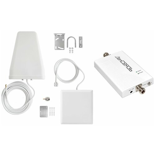 ДалСвязь комплект усиления 3G UMTS 2100МГц DS-2100-17 (две антенны+два кабеля)