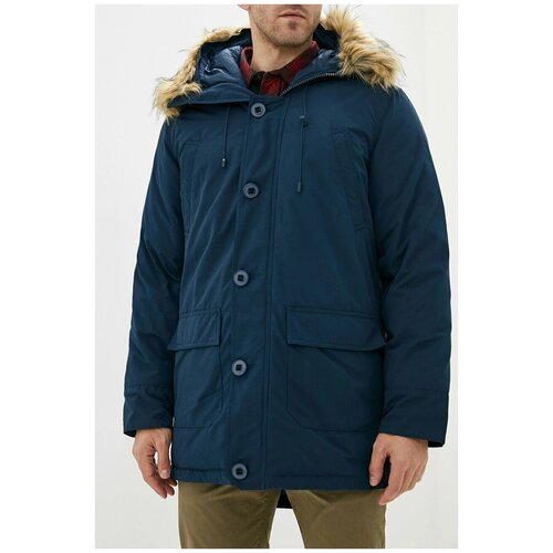 фото Пуховик only & sons размер 46/s синий