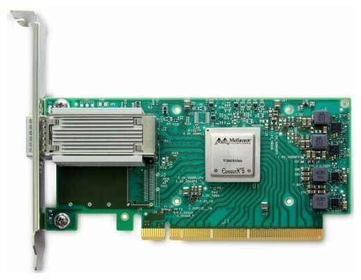 Сетевая карта MELLANOX TECHNOLOGIES MCX555A-ECAT ConnectX-5 VPI с поддержкой EDR 100Gb/s InfiniBand и 100Gb/s Ethernet