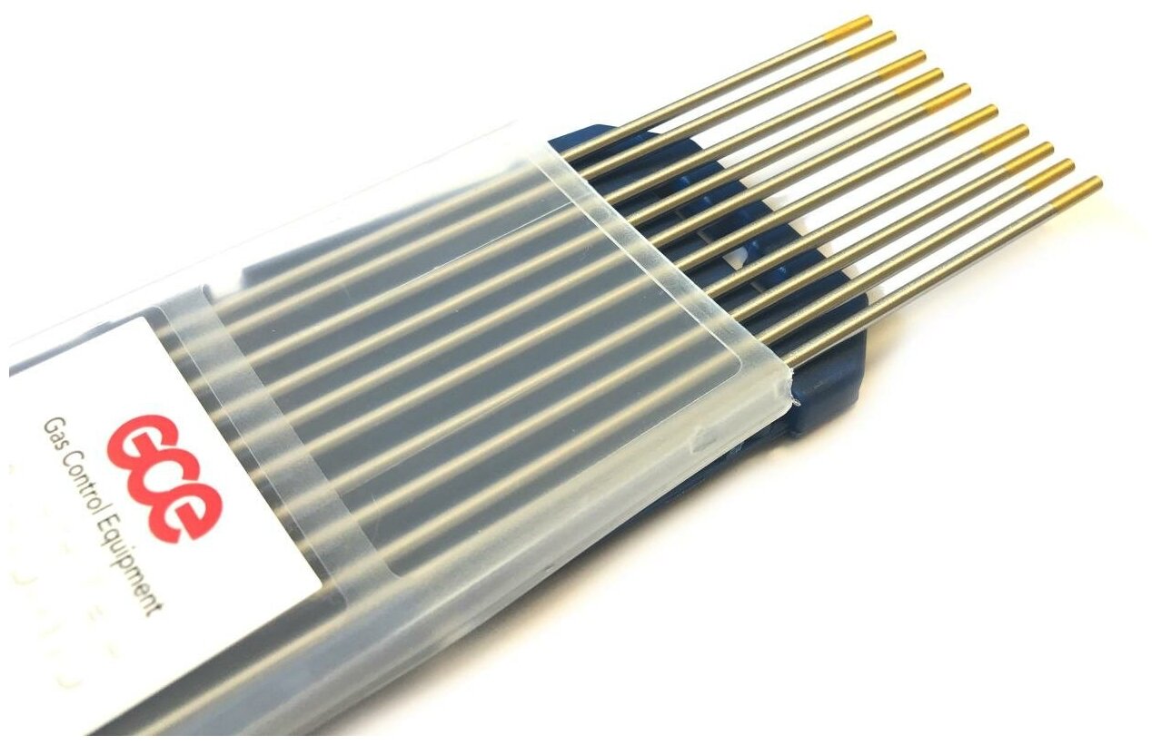 Электроды вольфрамовые GCE WL-15 ф 10 мм х 175 мм (10шт.)