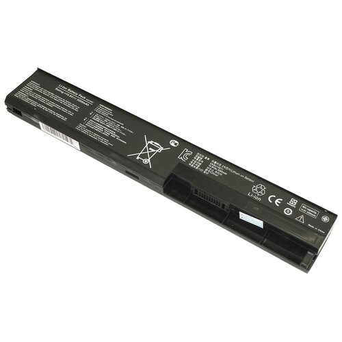 Аккумуляторная батарея для ноутбука Asus X401 (A32-X401) 5200mAh OEM черная аккумулятор акб для ноутбука asus x301 x301a x301u x401 x401a x401u x501 x501a x501u 5200mah 10 8v a32 x401