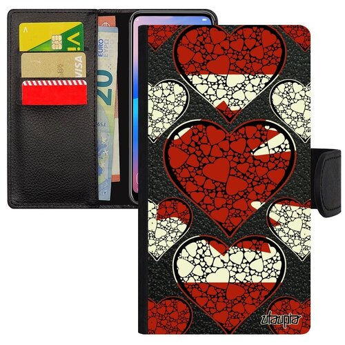 фото Защитный чехол-книжка на // samsung galaxy s7 // "флаг канады с сердцем" государственный страна, utaupia, цветной