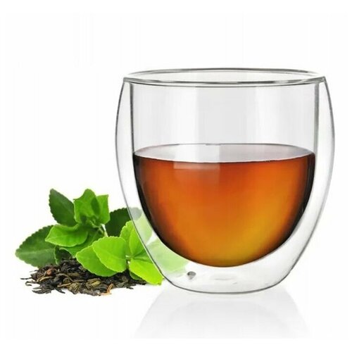 Стакан из двойного боросиликатного стекла, 8х8,5х5 см, 250 мл