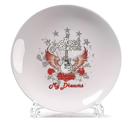 фото Тарелка coolpodarok rock forever. my dreams