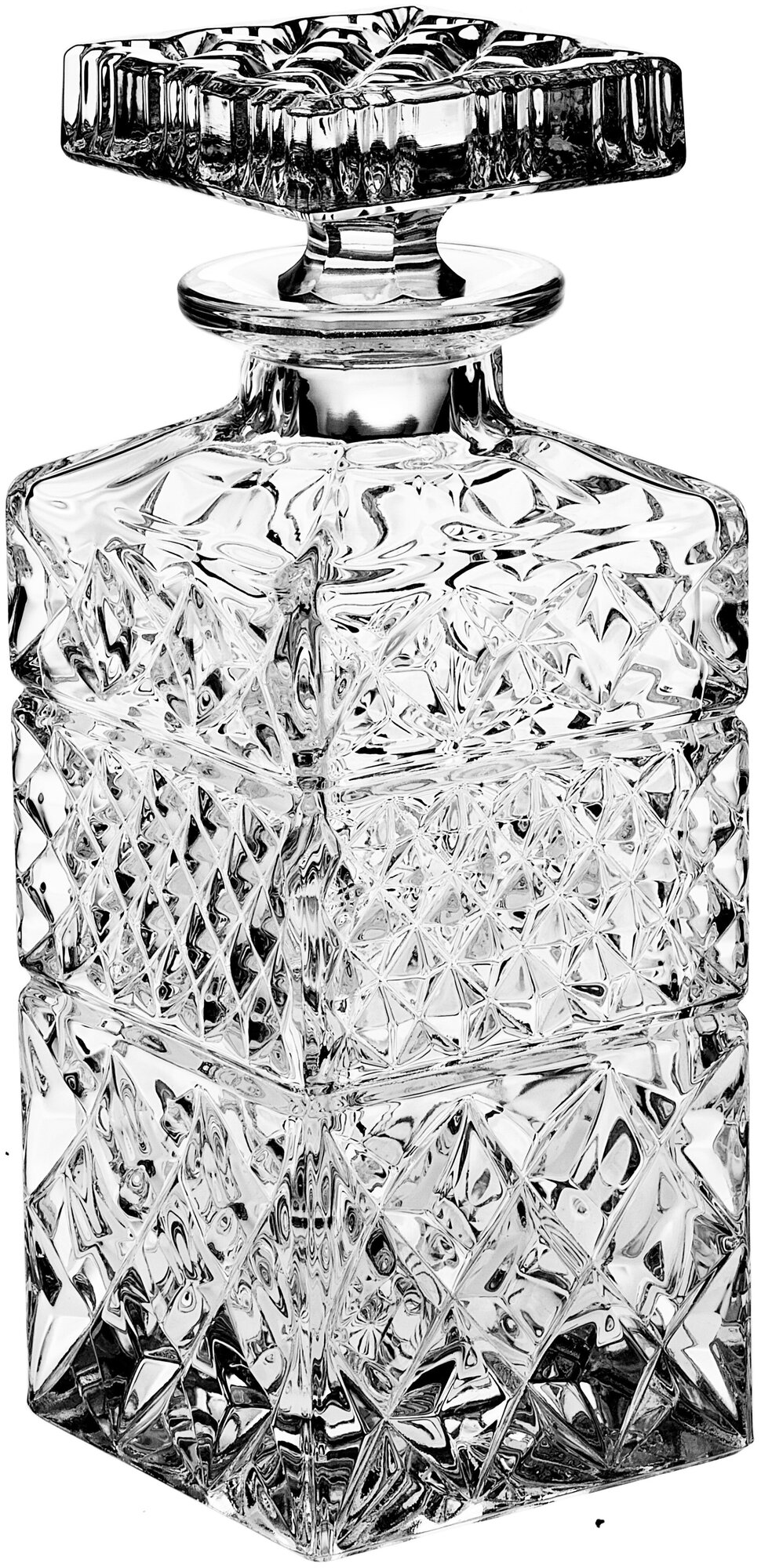 фото Штоф четырёхгранный Madison Crystal Bohemia Объем: 700 мл