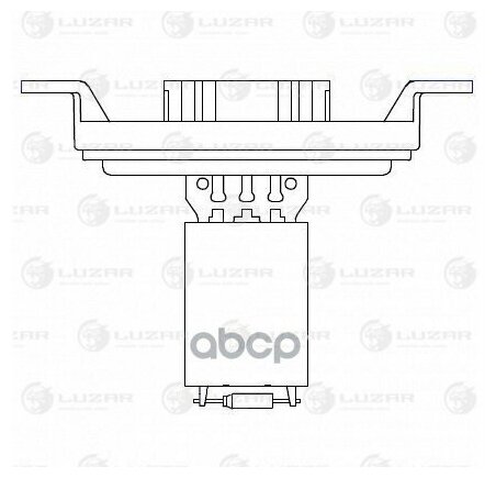 Резистор Мотора Печки Vw Transporter T5 (03-)/Touareg (02-) (Manual A/C) LUZAR арт. LFR1850