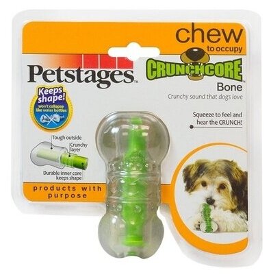 Petstages игрушка для собак "Хрустящая косточка" резиновая средняя - фотография № 3