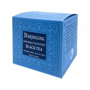 Черный Индийский чай Дарджилинг листовой (black tea darjeeling) Bharat Bazaar (Бхарат Базар), 100 гр.
