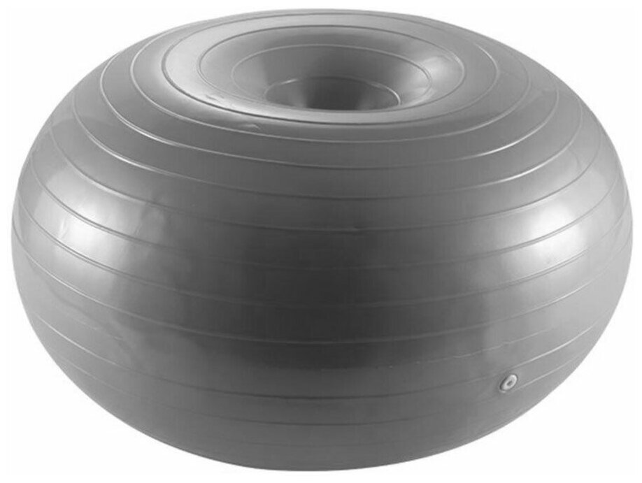 Фитбол-пончик FBD-60-4 60 см серый