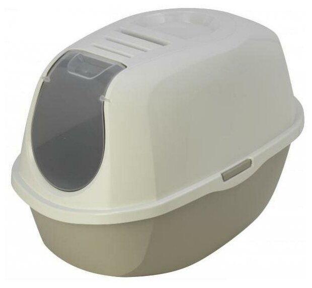 Moderna Туалет-домик SmartCat с угольным фильтром, 54х40х41см, теплый серый