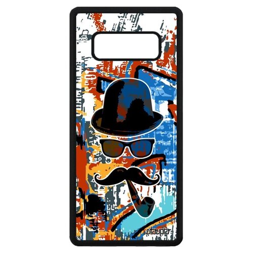 фото Защитный чехол на смартфон // samsung galaxy note 8 // "мистер усы" портрет гламур, utaupia, цветной