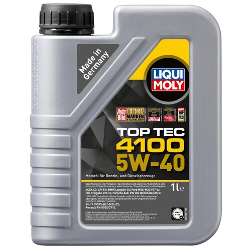 Масло моторное синтетическое Liqui Moly Top Tec 4100 5W-40, 1л
