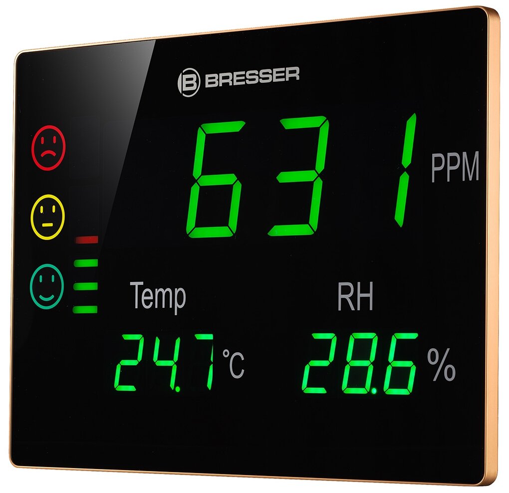 Гигрометр Bresser Air Quality Smile XXL с датчиком CO2