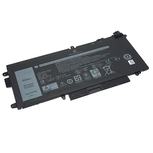 Аккумуляторная батарея для ноутбука Dell Latitude 12 5289 (K5XWW) 7.6V 7890mAh аккумулятор для dell latitude 5289 71tg4