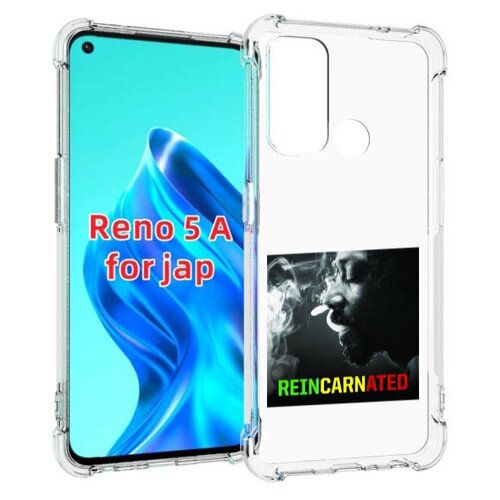 Чехол MyPads Snoop Dogg REINCARNATED для Oppo Reno 5A задняя-панель-накладка-бампер чехол mypads snoop dogg reincarnated для oppo a77 f3 2017 год задняя панель накладка бампер