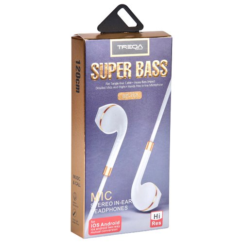 Наушники с микрофоном Phone Accessories Super Bass 1 шт