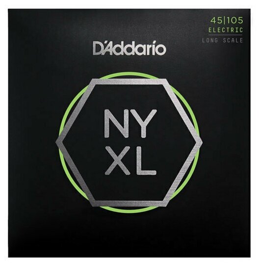 D'Addario NYXL45105 - струны для бас-гитары Long Scale, L Top/Med Bottom 45-105