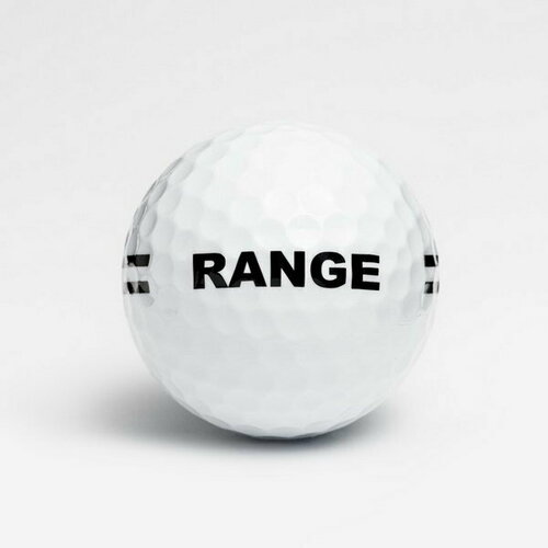 Мяч для гольфа Range, двухкомпонентный, d-4.3, белый, 300 шт.