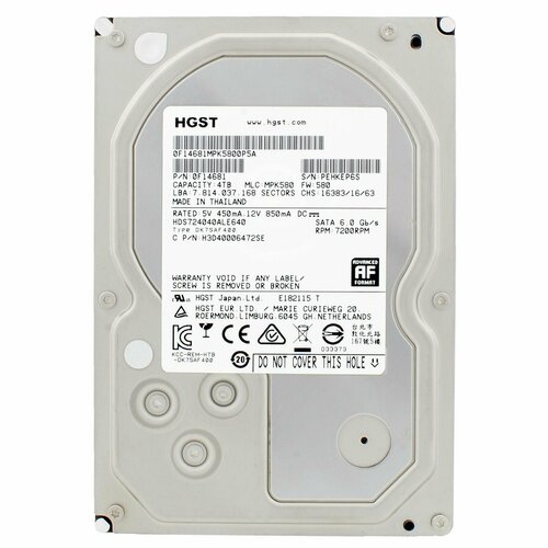 Внутренний жесткий диск HGST HDS5C4040ALE630 4 Тб