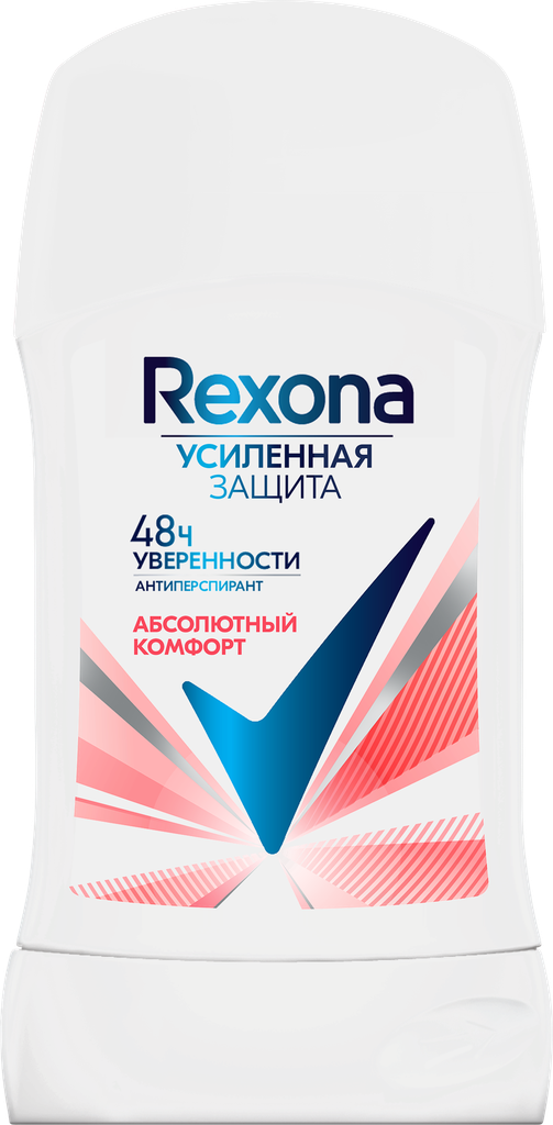 Антиперспирант-стик женский REXONA Абсолютный комфорт, 40мл