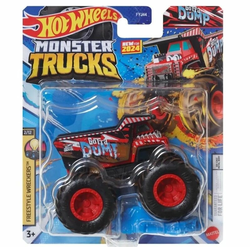 Металлическая коллекционная машинка "Hot Wheels" (Хот Вилс). Серия Monster Trucks/Gotta Dump