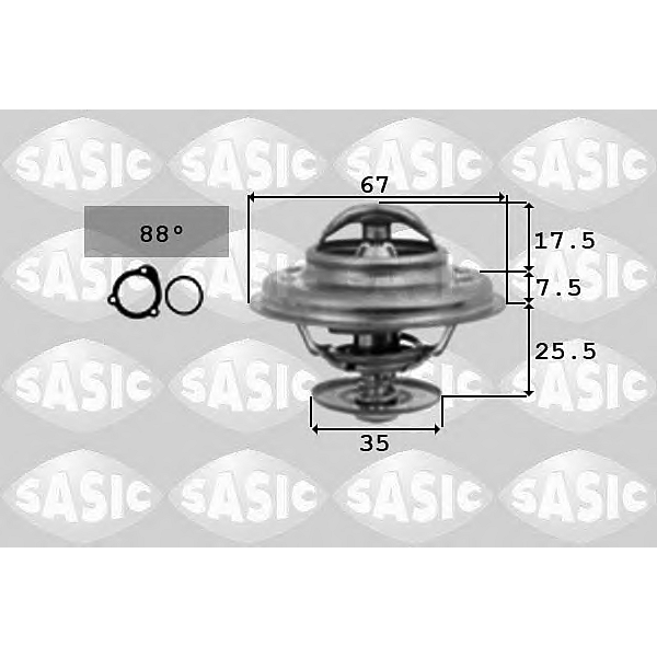 SASIC 9000335 (035121113B / 067121113 / 069121113) термостат