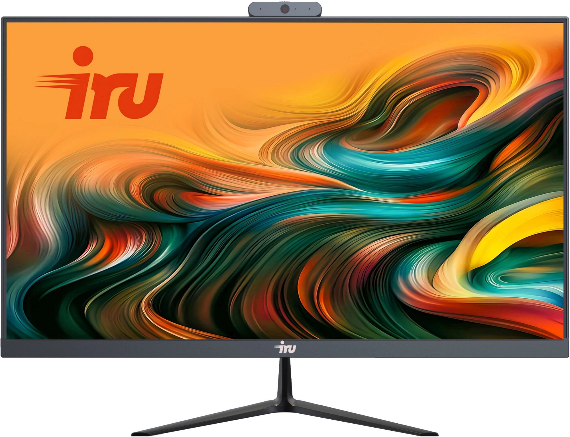 IRU Моноблок IRU Office 23IH6P 23.8" Full HD i5 12400 (2.5) 16Gb SSD512Gb UHDG 730 Free DOS GbitEth WiFi BT 120W Cam черный 1920x1080 (RUS) 2011983