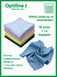 Салфетки для уборки из микрофибры 10 шт, 220 гр, 30*30 см + салфе...