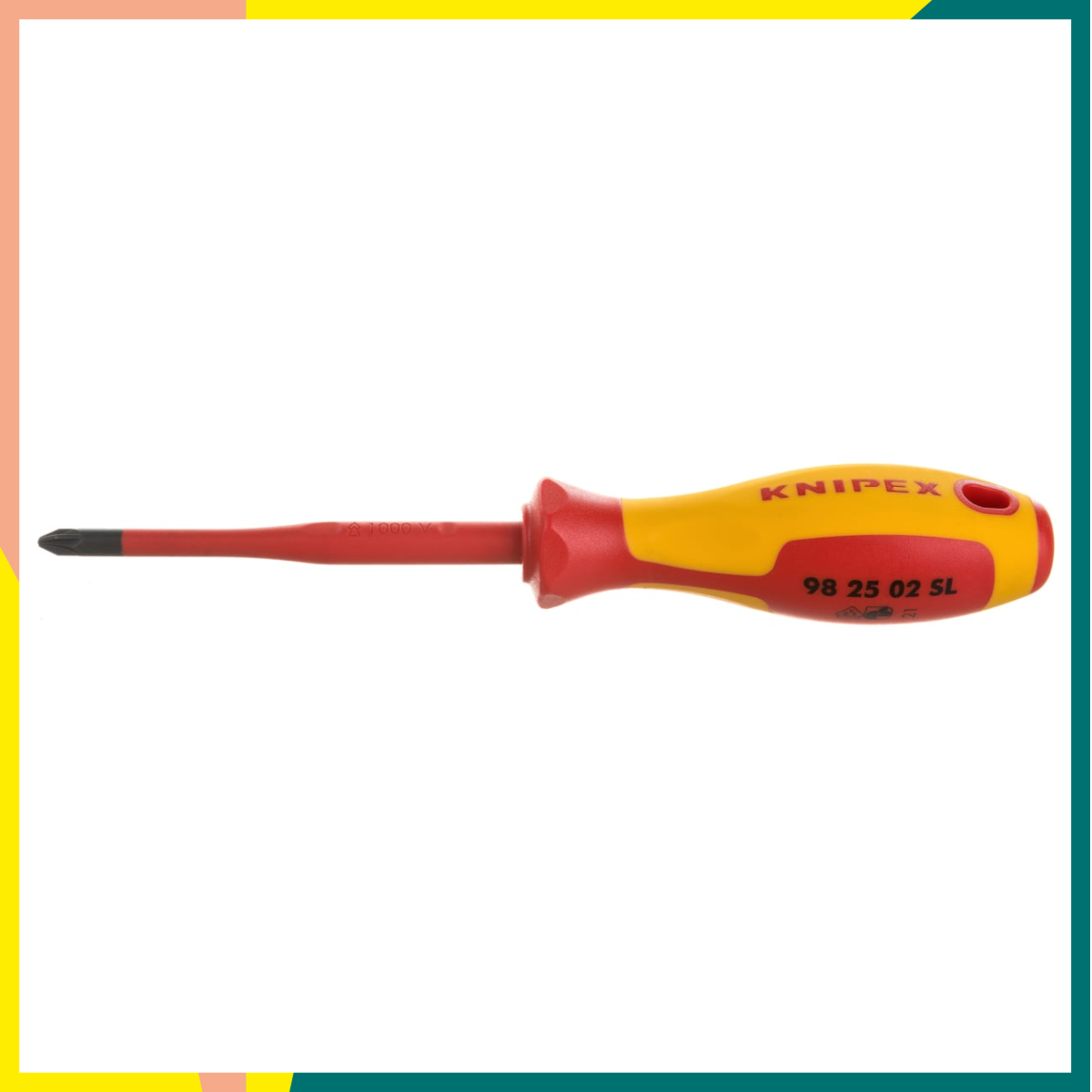 Крестообразная отвертка Knipex пози 1000 V KN-982502SL