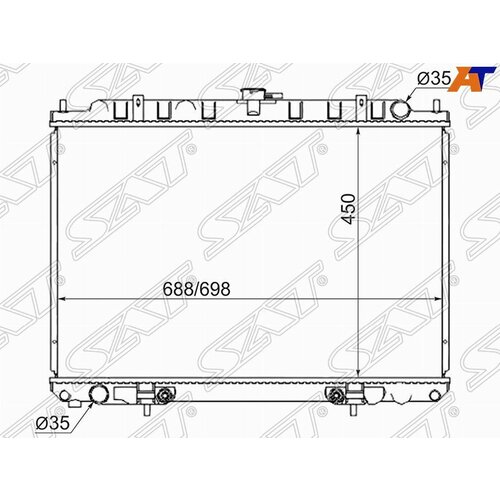 Радиатор Sat ns0005u30