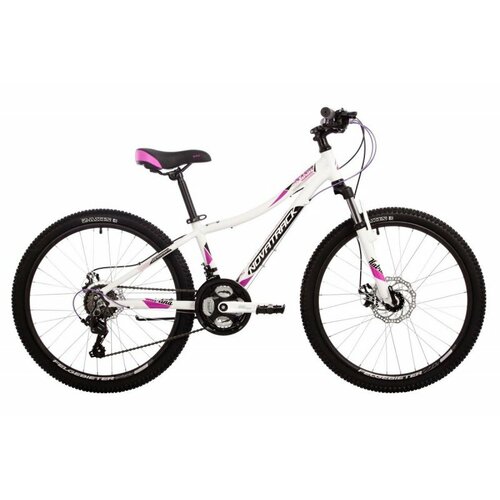 Велосипед 24 Novatrack KATRINA D DISK 21-ск ALU рама белый рама 10 WT4 33500₽