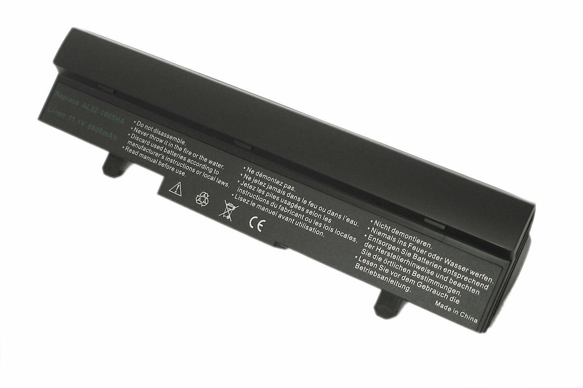 Аккумулятор для ноутбука Asus Eee PC 1001, 1005, 1101, 1001PX, (AL32-1005), 4400mAh, 10.8-11.1V черн