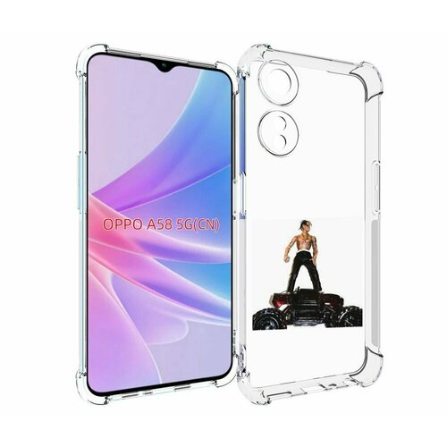 Чехол MyPads Travis Scott - Rodeo для OPPO A58 задняя-панель-накладка-бампер чехол mypads travis scott rodeo для oppo reno8 pro задняя панель накладка бампер