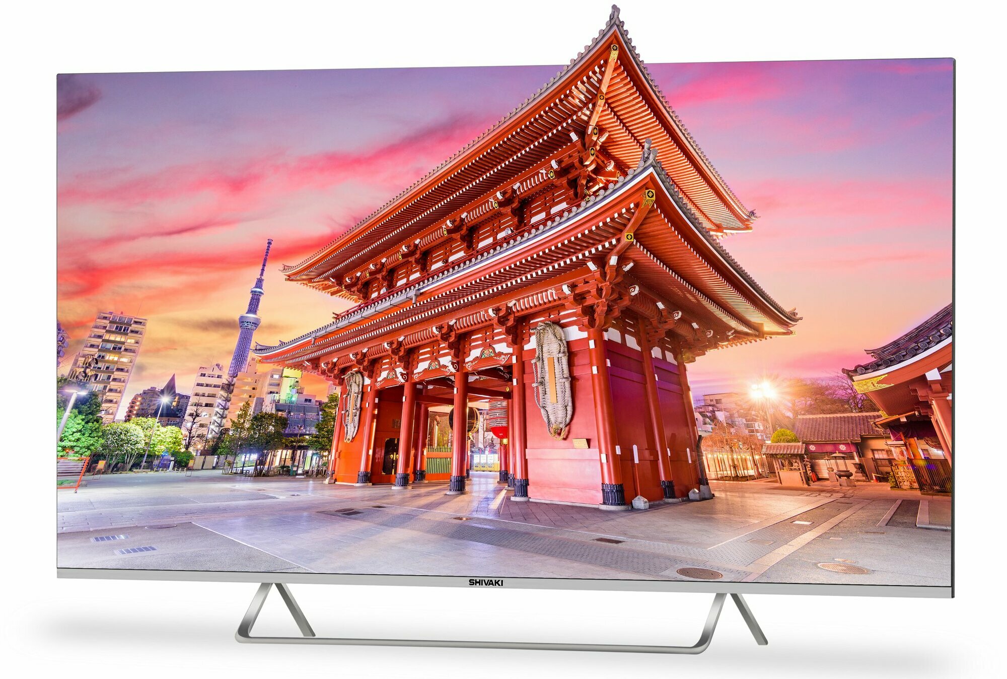 Телевизор 50" Shivaki US50H3501 (4K UHD 3840x2160, Smart TV) серебро