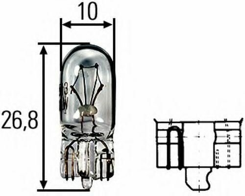 Лампа 24v 8ga008901-241 Hella 8GA008901-241