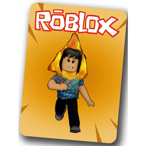 Код активации скина Roblox Flaming Hot Chip Head / Подарочная карта Роблокс / Skin Gift Card (Россия) код активации скина roblox knife crown murder mystery 2 подарочная карта роблокс skin gift card россия