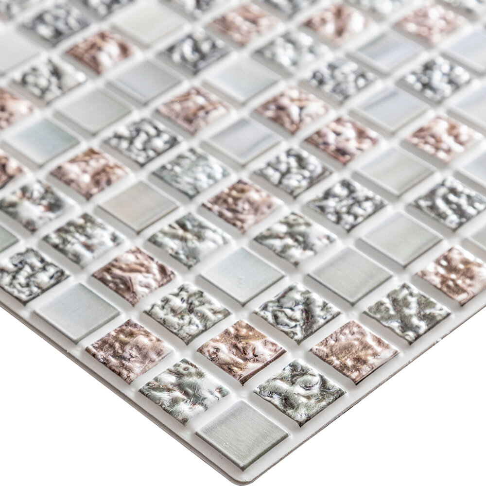 Панель ПВХ 960х480х3 мм цифровая печать Grace коллаж серый 0,46 кв. м
