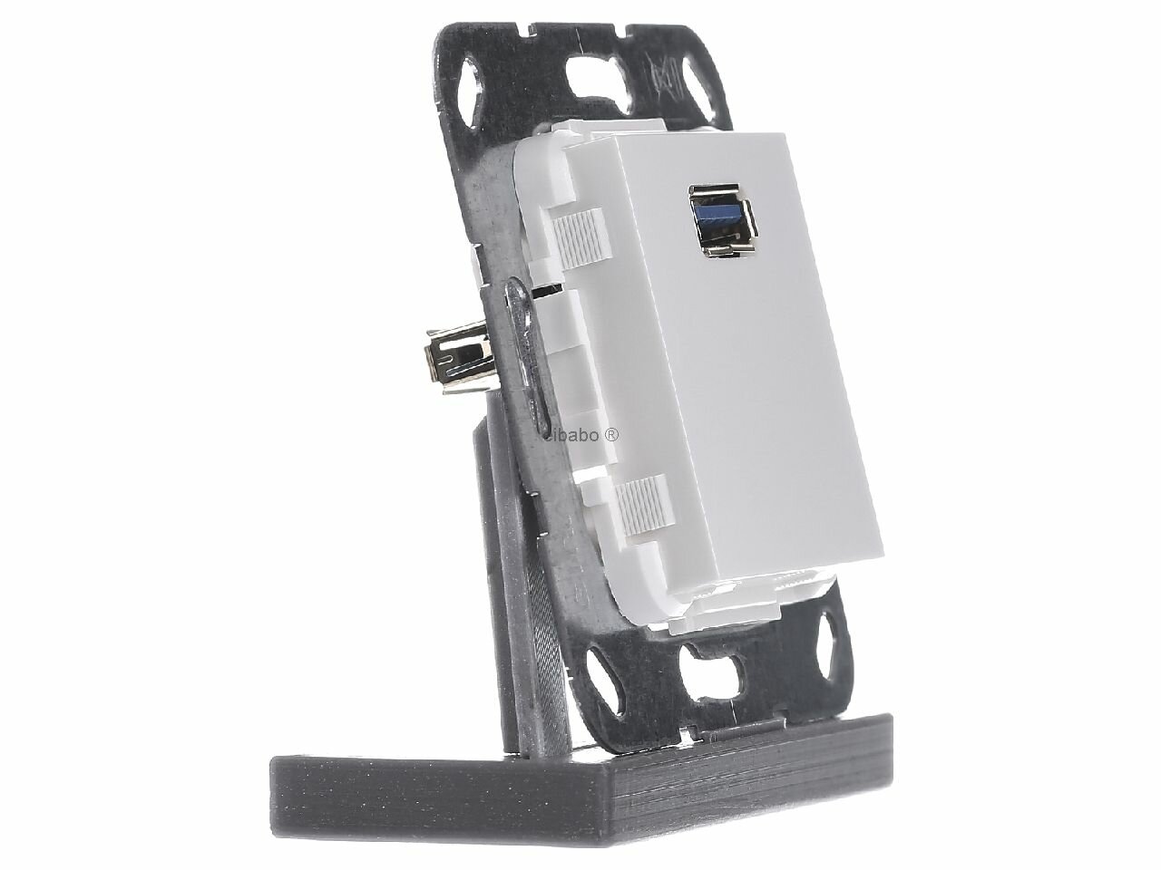 System55 568203 Розетка USB (USB, под рамку, скрытая установка, белая глянцевая) Gira - фото №5